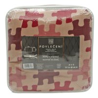 HOME ELEMENTS Povlečení mikroflanel PUZZLE