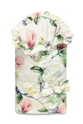 SENSILLO Zavinovačka pro miminko s volánkem 75x75cm, Magnolie