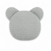 BocioLand Nahřívací polštářek TEDDY s třešňovými pecičkami a levandulí - šedý