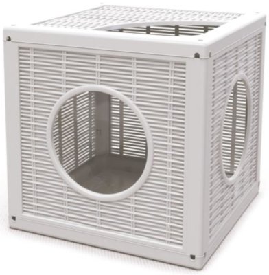 BAMA Prolézačka pro kočky QUBLO, barva bílá