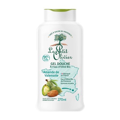 Le Petit Olivier Olive Water Hydratační sprchový gel Mandle z Valensole 270 ml