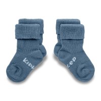 KipKep dětské ponožky Stay-on-Socks 0-6m 2páry Blue Heaven