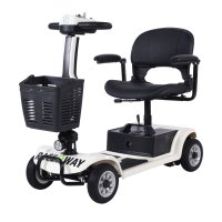 Racceway Elektrický čtyřkolový vozík SPLIT, bílý