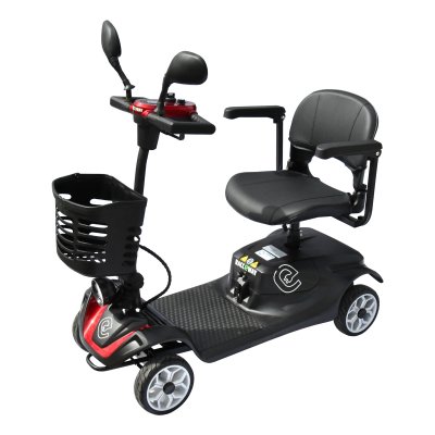 Racceway Elektrický čtyřkolový vozík SOLID, vínový