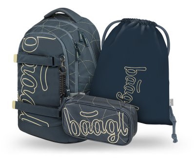 Baagl Školní set Skate Max Wave