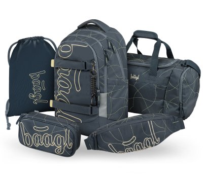 Baagl Školní set Skate Max Wave II