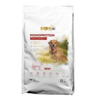 IRONpet Dog Adult All Breed Beef (Hovězí) 12 kg