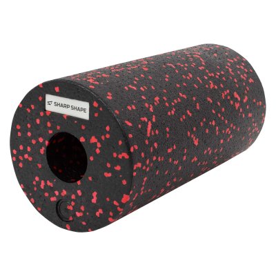 SharpShape Masážní válec FOAM ROLLER 30 cm, červeno-černý