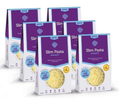 Slim Pasta Konjakové těstoviny ve tvaru špaget bez nálevu, výhodný balíček 5+1 zdarma