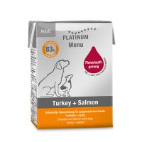 Platinum Menu Turkey + Salmon - Krocan + Losos 375 g