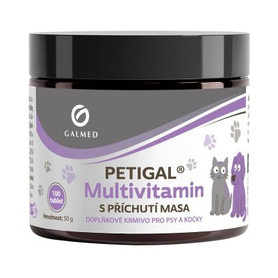 Galmed PETIGAL Multivitamín 100 tablet