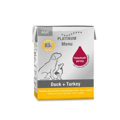 Platinum Menu Duck + Turkey - Kachna + Krocan 185 g