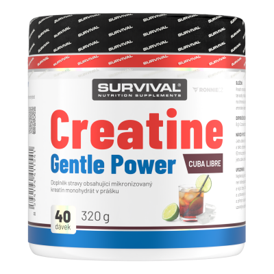 Survival Creatine Monohydrate Gentle Power 320 g cuba libre