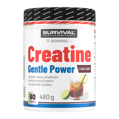 Survival Creatine Monohydrate Gentle Power 480 g cuba libre