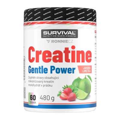 Survival Creatine Monohydrate Gentle Power 480 g limeta-jahoda