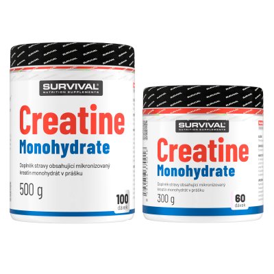 Survival Creatine Monohydrate AKCE 500 g + 300 g ZDARMA