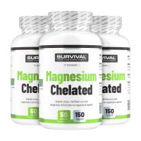 Survival Hořčík Magnesium Chelated 150 cps AKCE 2+1 ZDARMA