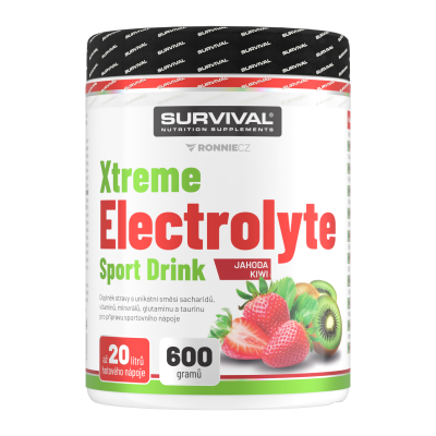 Survival Xtreme Electrolyte Sport Drink 600 g jahoda-kiwi