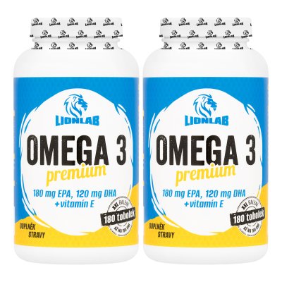 Lionlab Omega 3 Premium XXL AKCE 1+1 ZDARMA!