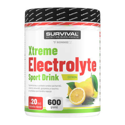 Survival Xtreme Electrolyte Sport Drink 600 g citron