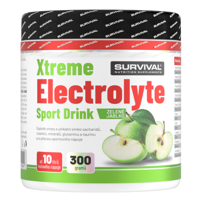 Survival Xtreme Electrolyte Sport Drink 300 g zelené jablko