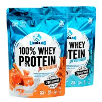 Lionlab 100 % Whey Protein 750 g AKCE 1+1 slaný karamel + kokos