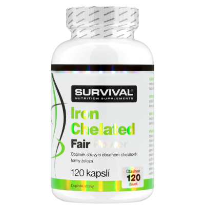 Survival Železo Iron Chelated 120 cps