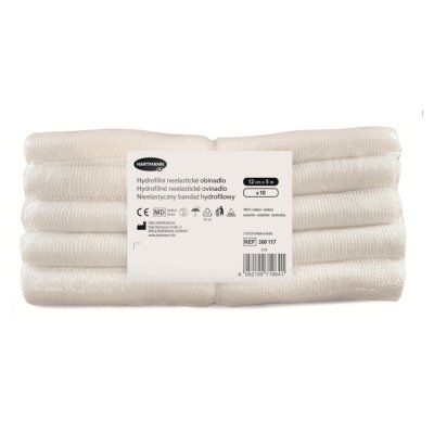 Hartmann Hydrofilní neelastické obinadlo 12 cm x 5 m 10 ks