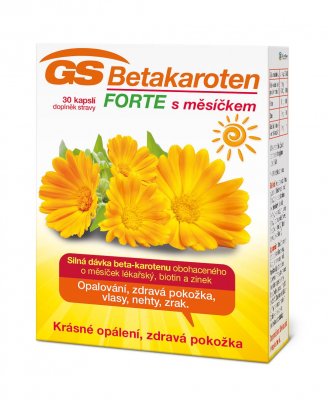 GS Betakaroten Forte s měsíčkem 30 kapslí