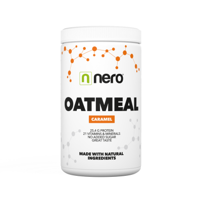 NERO Proteinová instantní ovesná kaše Nero, Karamel, 600g, 12 porcí