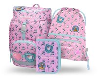 Baagl Školní set Airy Minecraft Panda