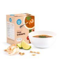 KetoDiet Proteinová polévka - příchuť thajské krevety (7 porcí)