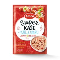 Emco Super kaše jahody a smetana 55 g