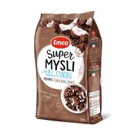 Emco Super mysli bez přidaného cukru čokoláda a kokos 500g