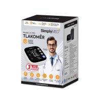 SimplyMed Automatický pažní digitální tlakoměr LT-P70 USB nabíjení