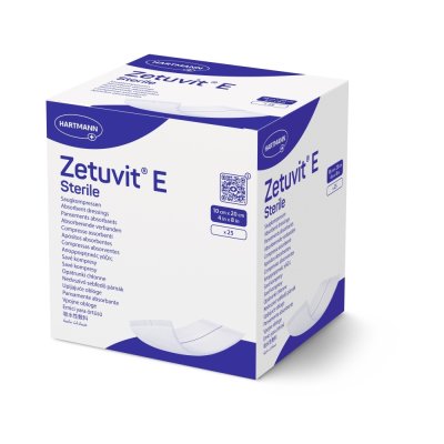 Zetuvit E savé kompresy 10 x 20 cm sterilní 25 ks