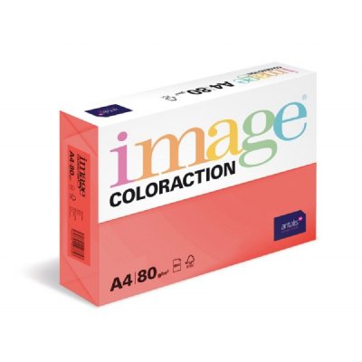 Antalis Chile - barevný kancelářský papír, jahodově červený A4, 80 g/m2, 500 listů