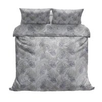 Povlečeme vše Bavlněné povlečení Šedé pírko 140x200, 70x90 cm