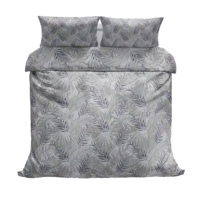 Povlečeme vše Bavlněné povlečení Šedé pírko 140x200, 70x90 cm