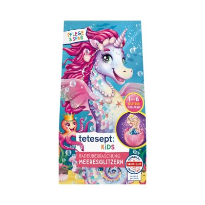 Tetesept Kids Koupelová koule Mořský třpyt 173 g