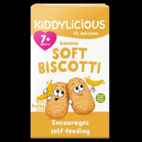 Kiddylicious Sušenky měkké banánové 120g