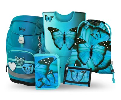 Baagl Školní set Airy Plus Butterfly II