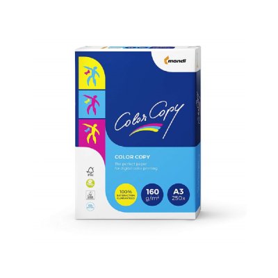 Mondi Color Copy - kancelářský papír A3, 160 g/m2, 250 listů