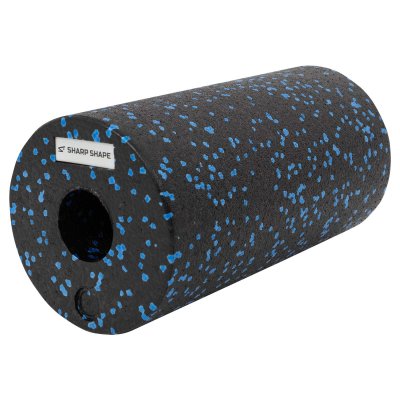 SharpShape Masážní válec FOAM ROLLER modro-černý - 30 × 15 cm