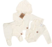 Z&Z Sada do porodnice 5D - ecru, vel. 62 vel.  62