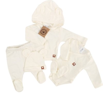 Z&Z Sada do porodnice 5D - ecru, vel. 62 vel.  62