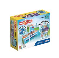 Geomag Magicube Doprava magnetická stavebnice 4 dílky
