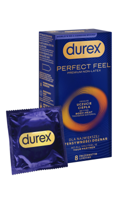 Durex Perfect Feel kondomy 8 ks