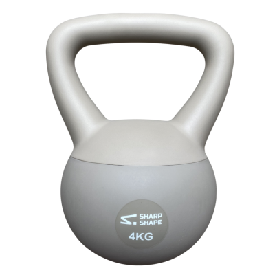 SharpShape Soft kettlebell 4 kg béžový