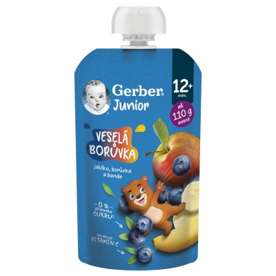 Gerber Junior Veselá borůvka kapsička 110 g